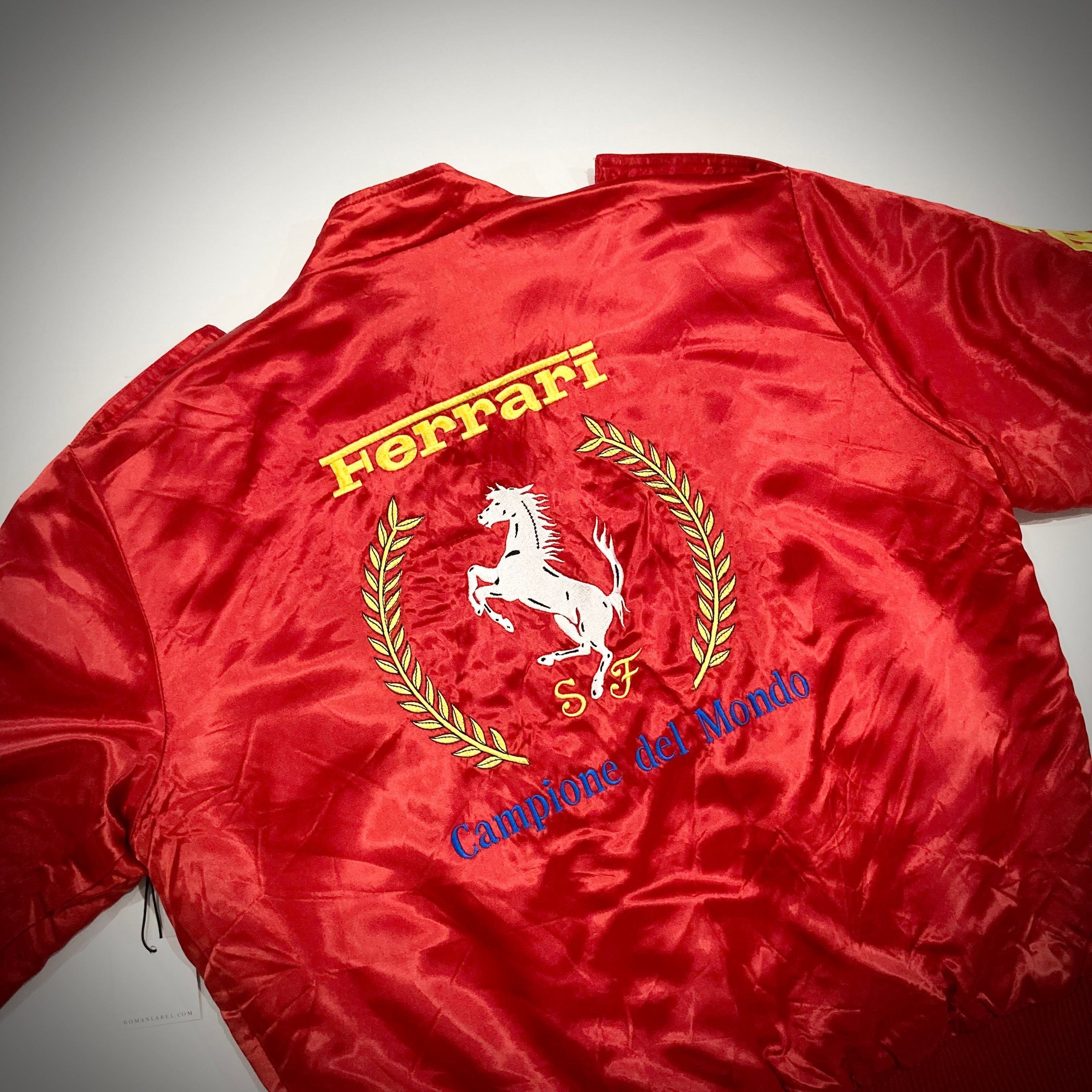 Vintage Ferrari Style Auto Jacket