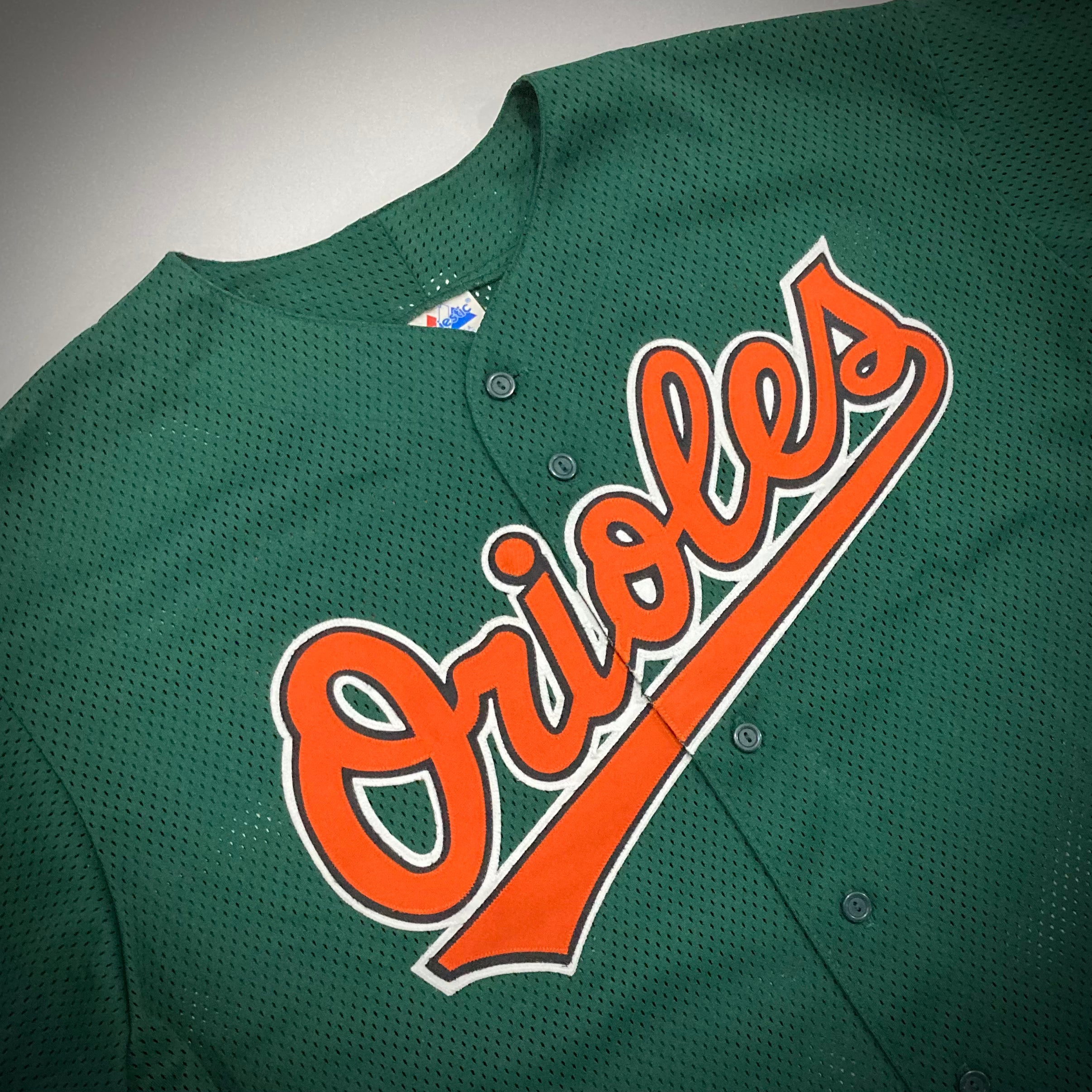 Vintage Baltimore Orioles Brady Anderson Alternate Green Majestic Baseball  Jersey
