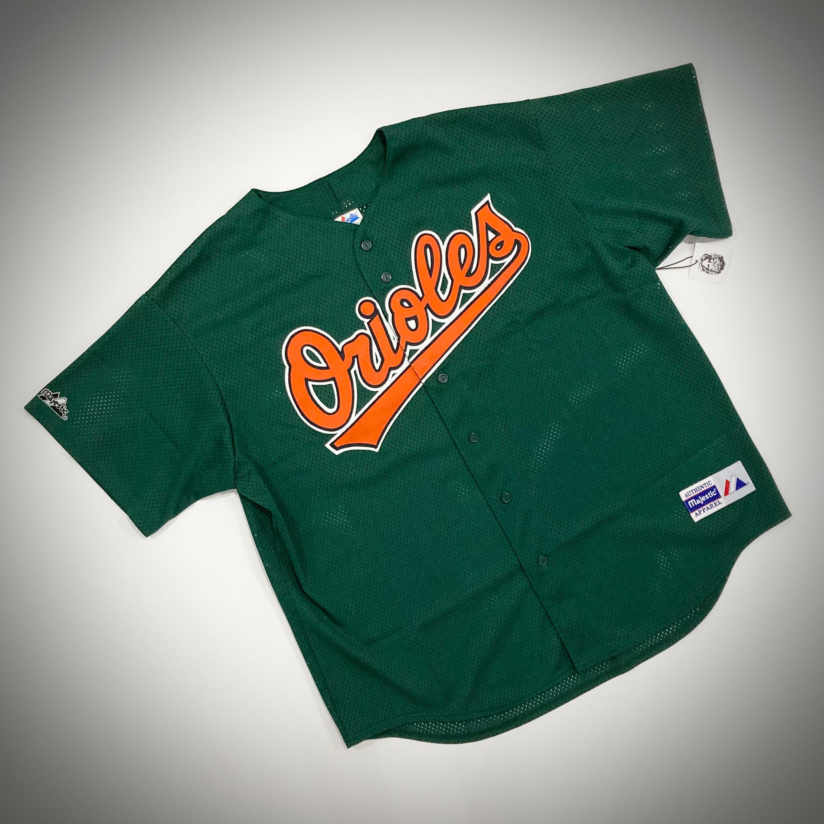 Vintage Baltimore Orioles Brady Anderson Alternate Green Majestic
