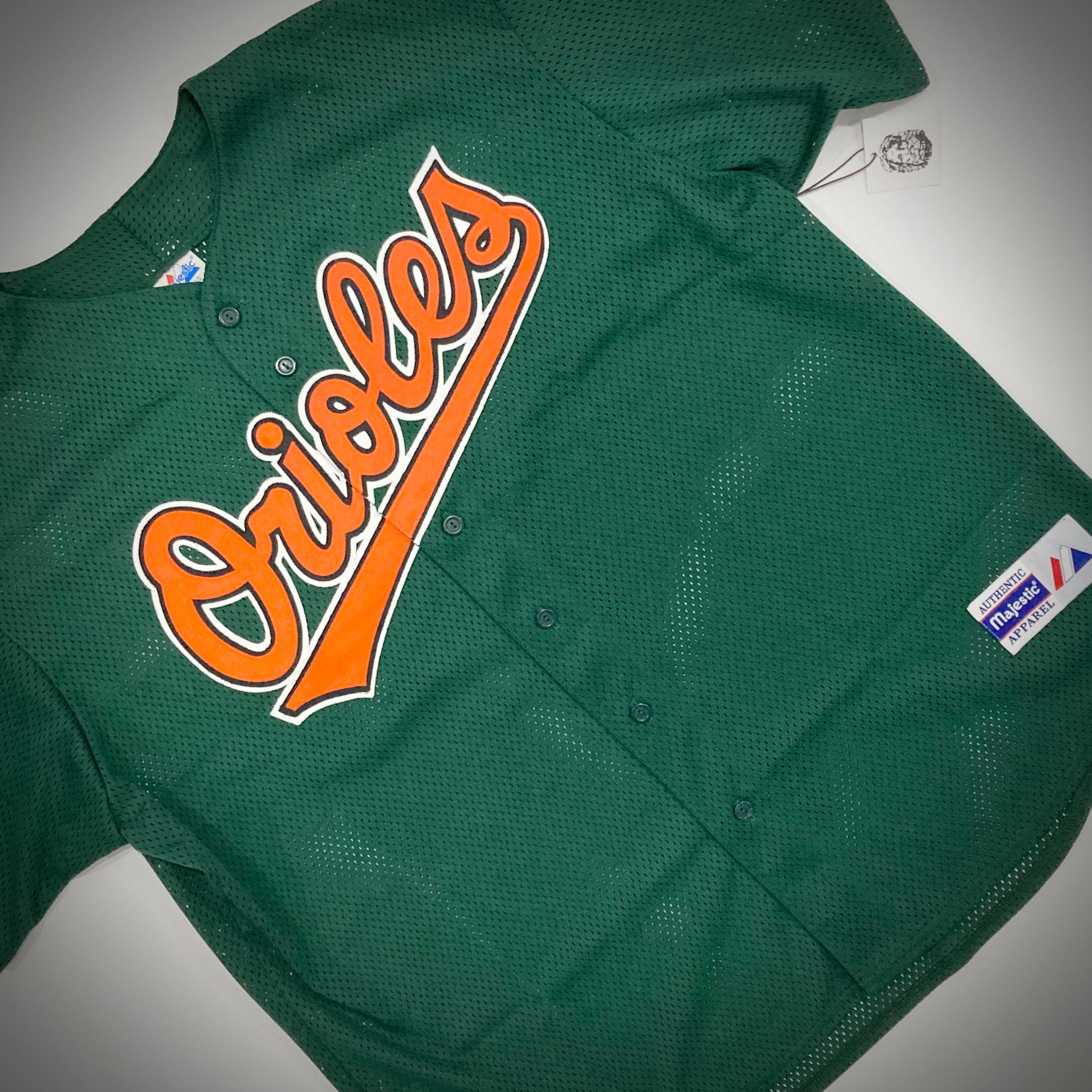 Vintage Baltimore Orioles Brady Anderson Alternate Green Majestic