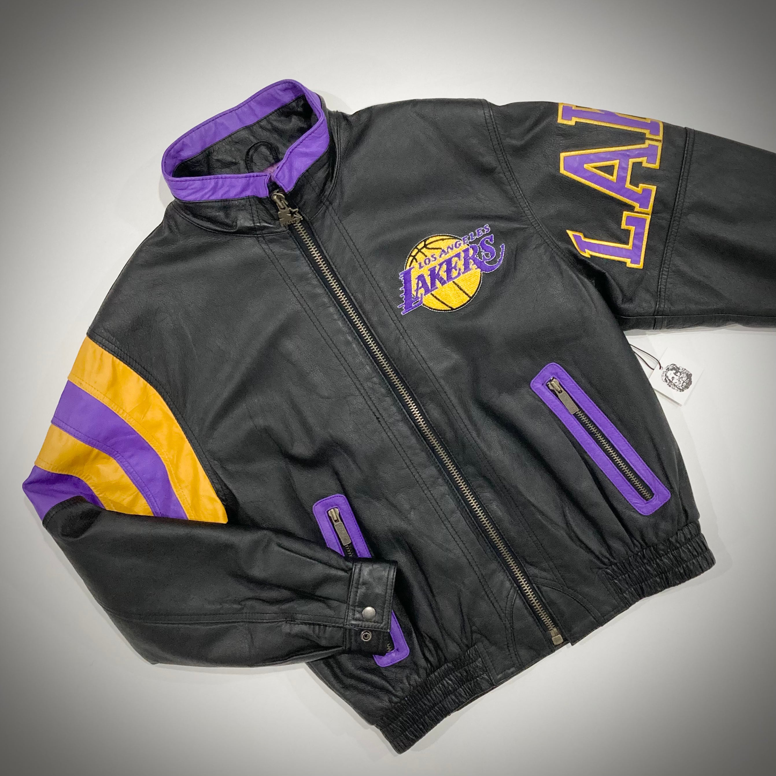 Vintage Los Angeles Lakers Leather Starter Jacket – ROMAN