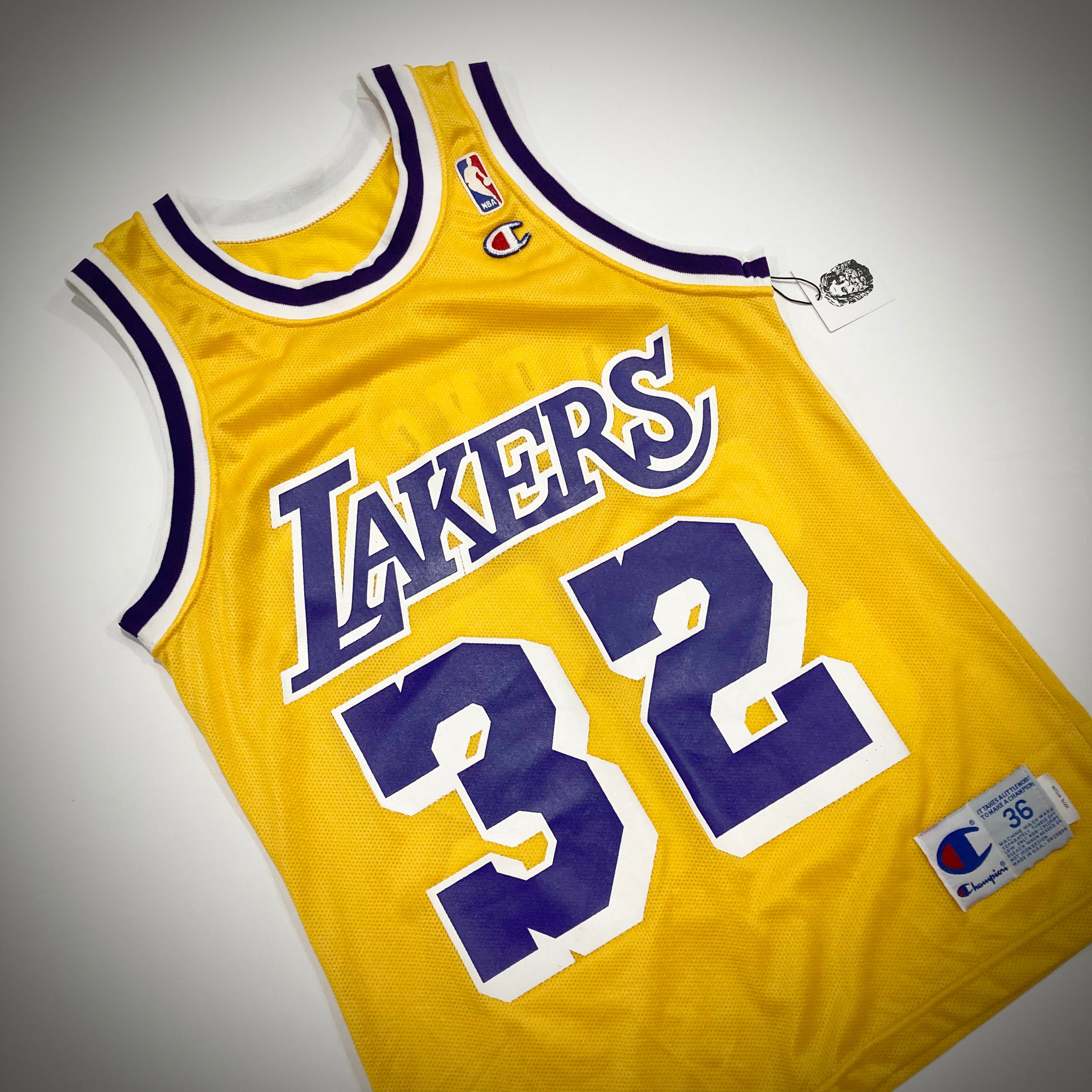 Vintage Los Angeles Lakers Magic Johnson 32 Basketball Jersey 