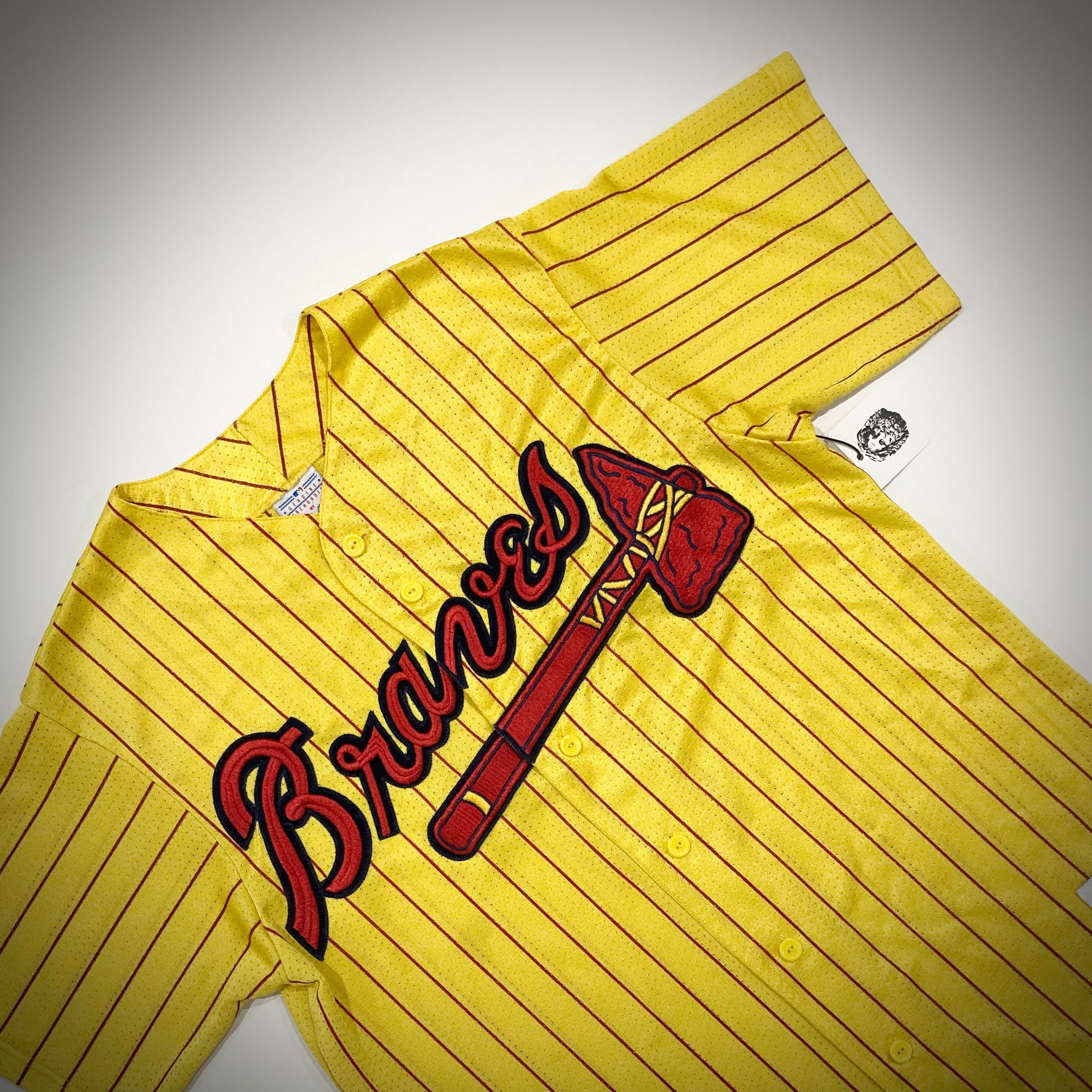 Yellow atlanta hotsell braves jersey