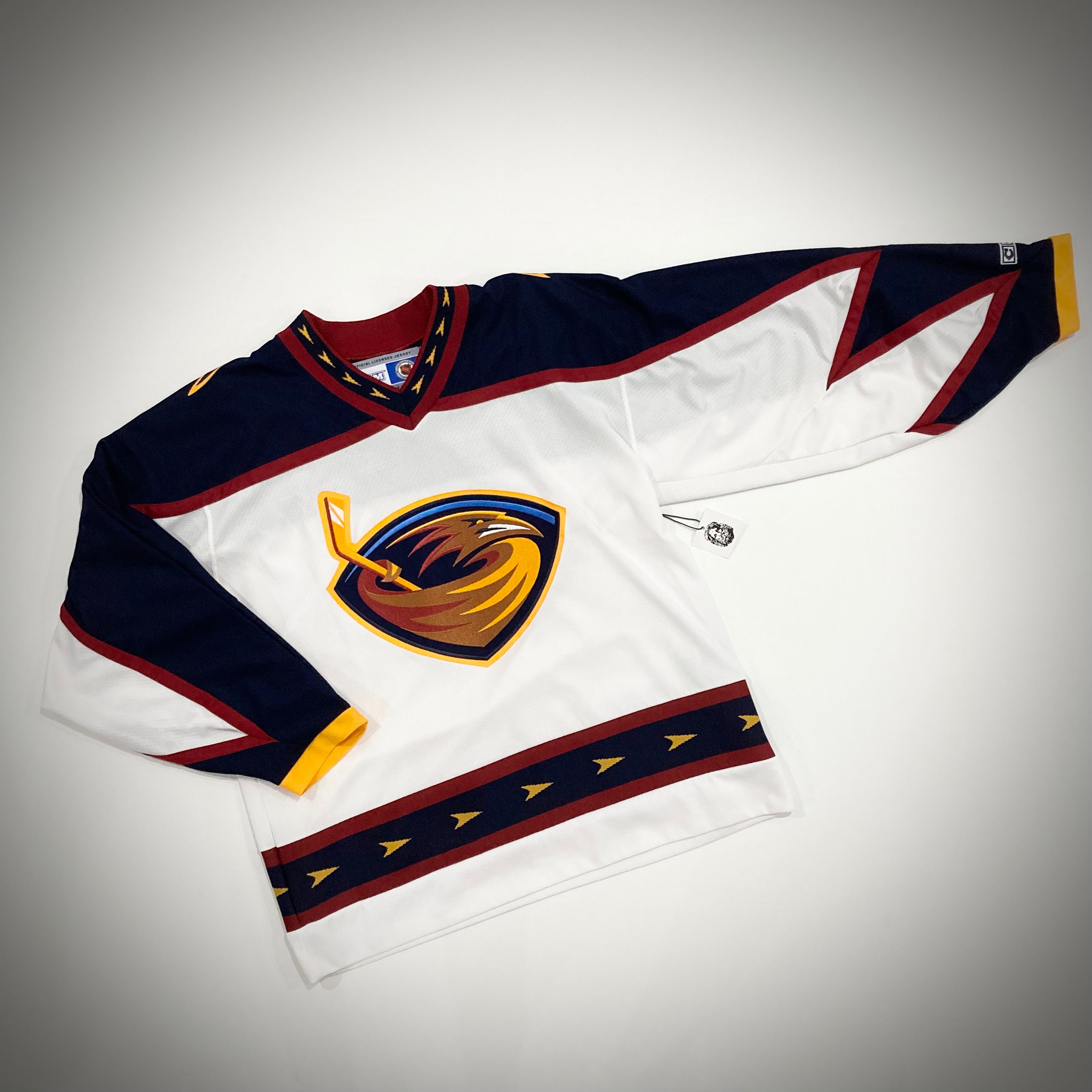 Vintage Atlanta Thrashers CCM Hockey Jersey ROMAN