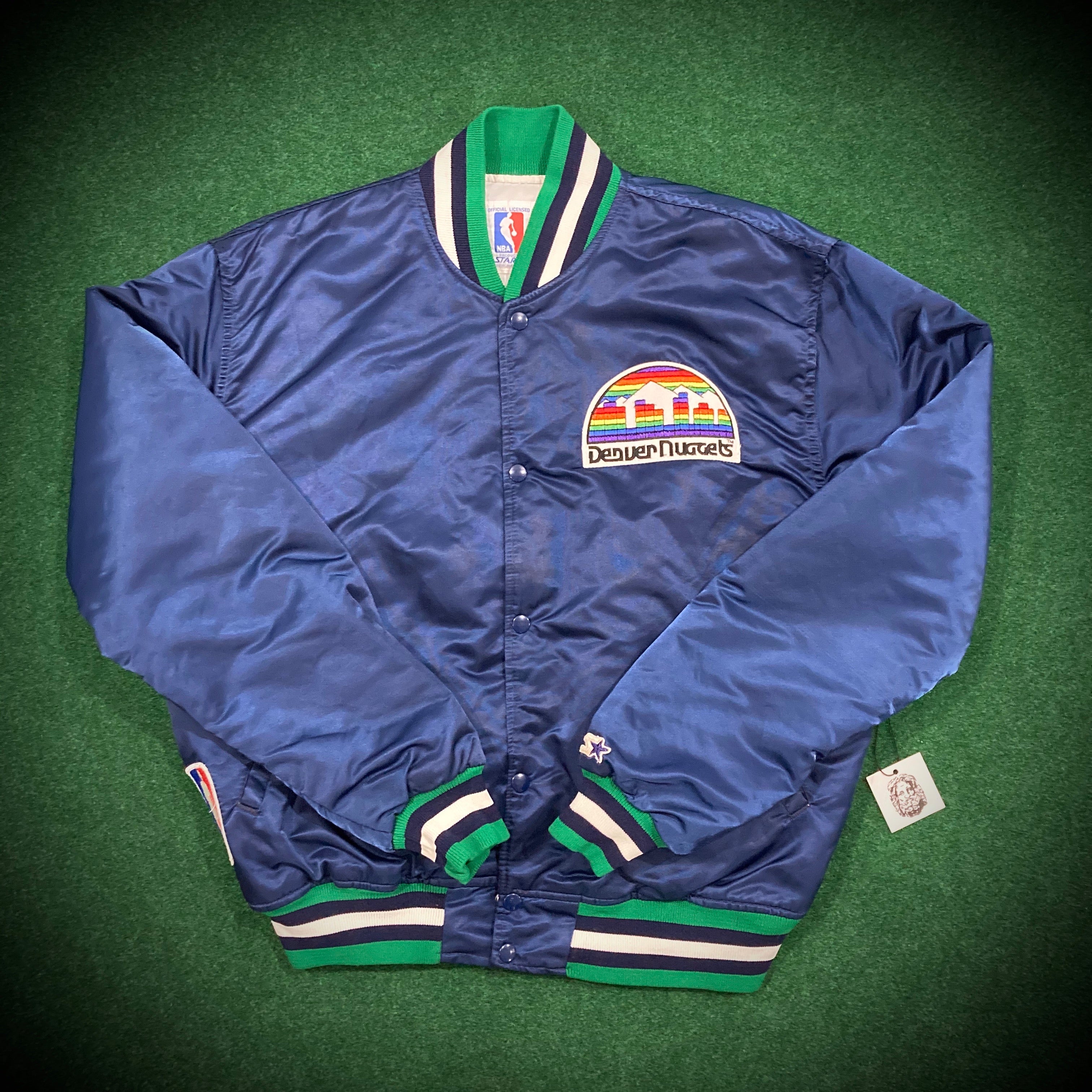 Vintage Denver Nuggets Basketball Warmup Jacket Team Issued Authentic  Starter