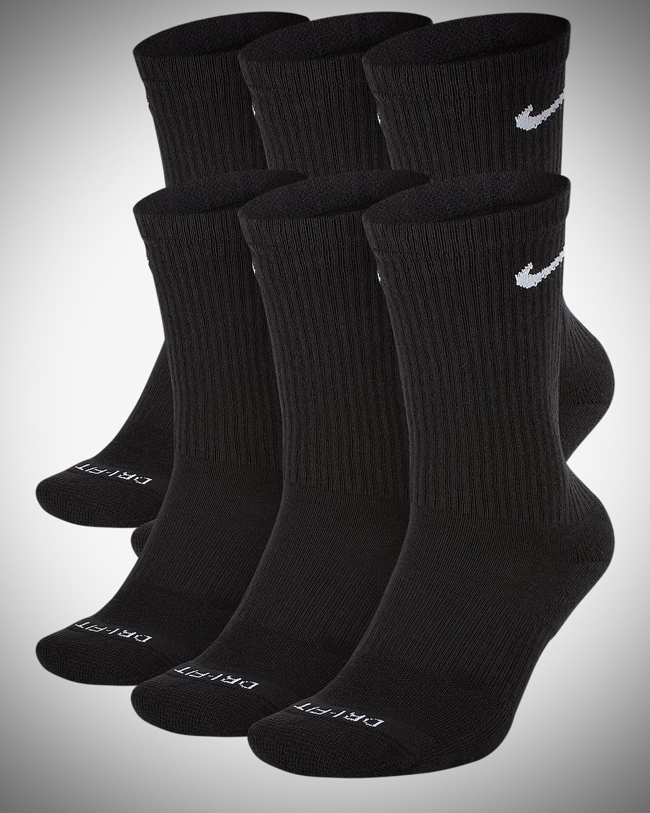 Nike Everyday Plus Cushioned Crew Socks (6-Pair)