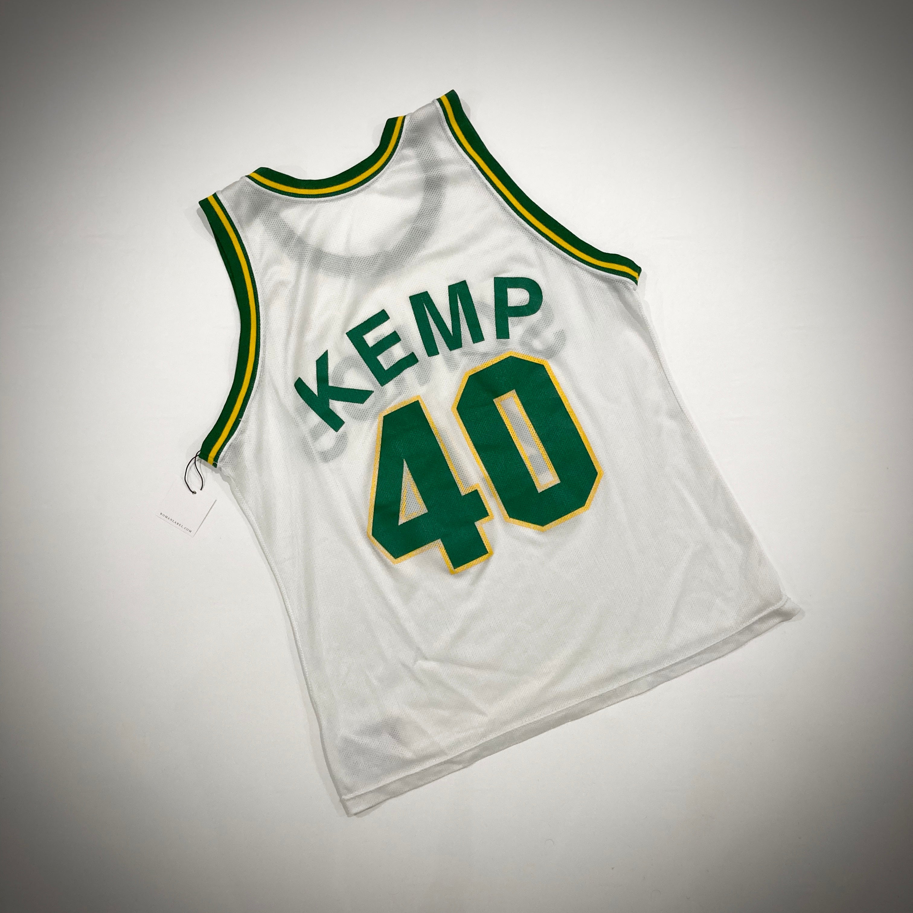 Vintage Seattle SuperSonics Shawn Kemp Champion Basketball Jersey, Siz –  Stuck In The 90s Sports