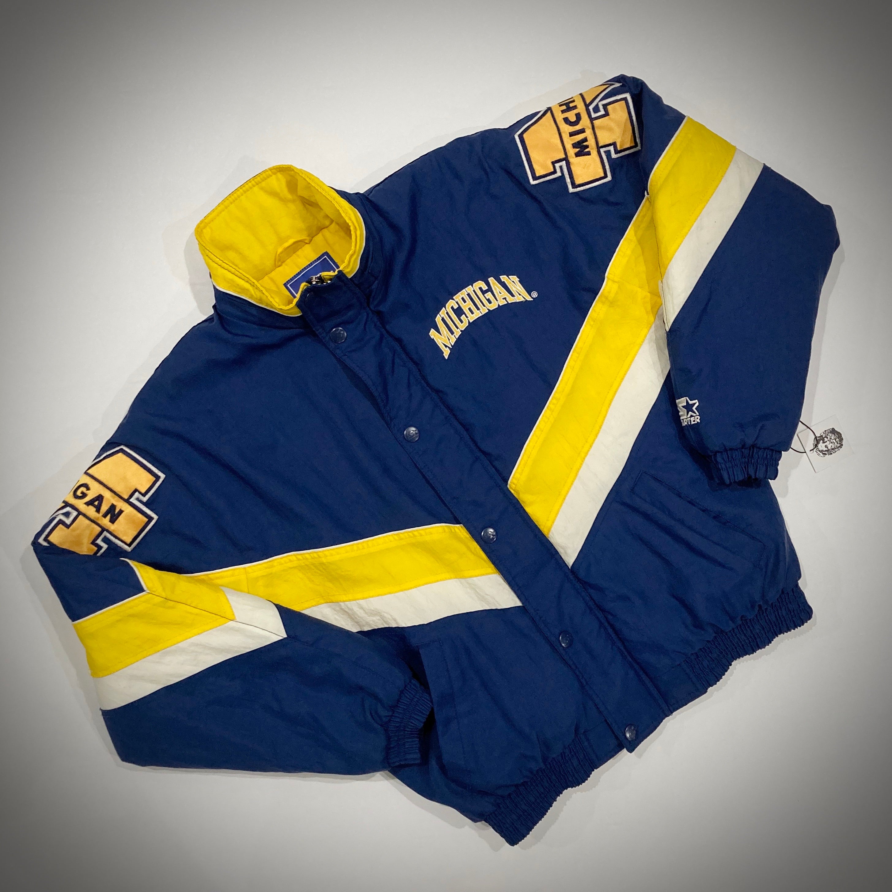 Vintage University of Michigan Starter Jacket – ROMAN