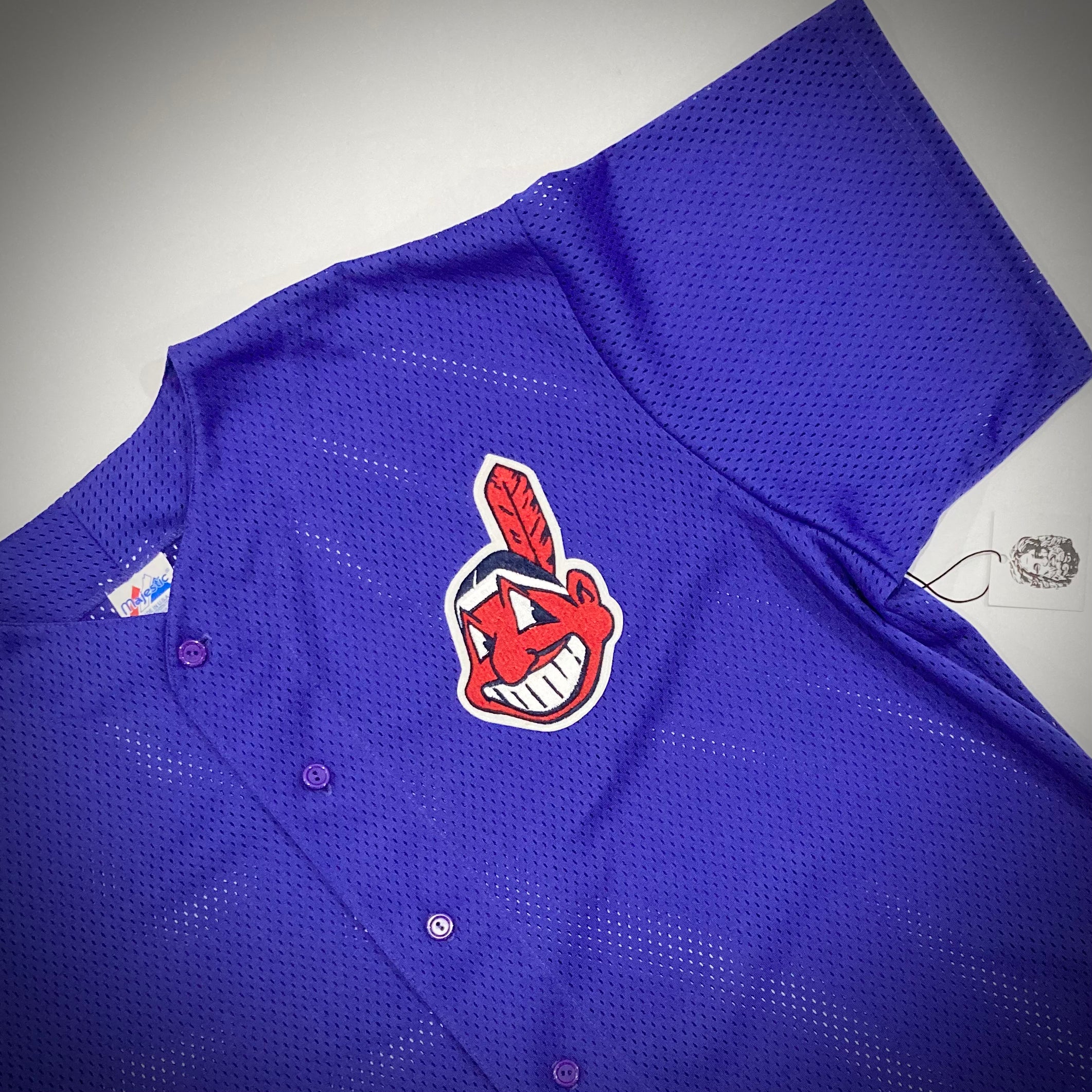 Vintage Cleveland Indians Majestic Jersey ROMAN