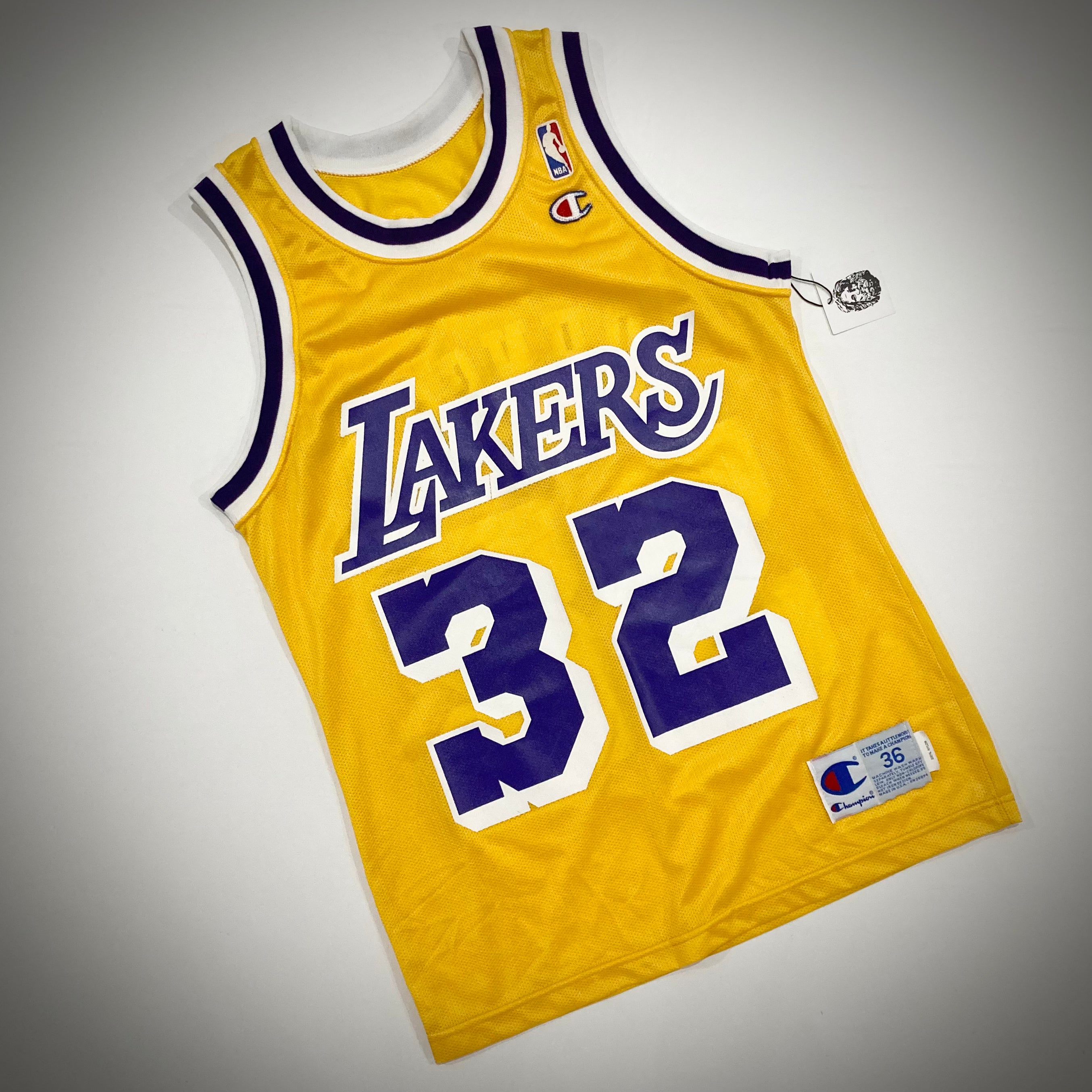 Vintage Champion Los Angeles Lakers Magic Johnson Jersey