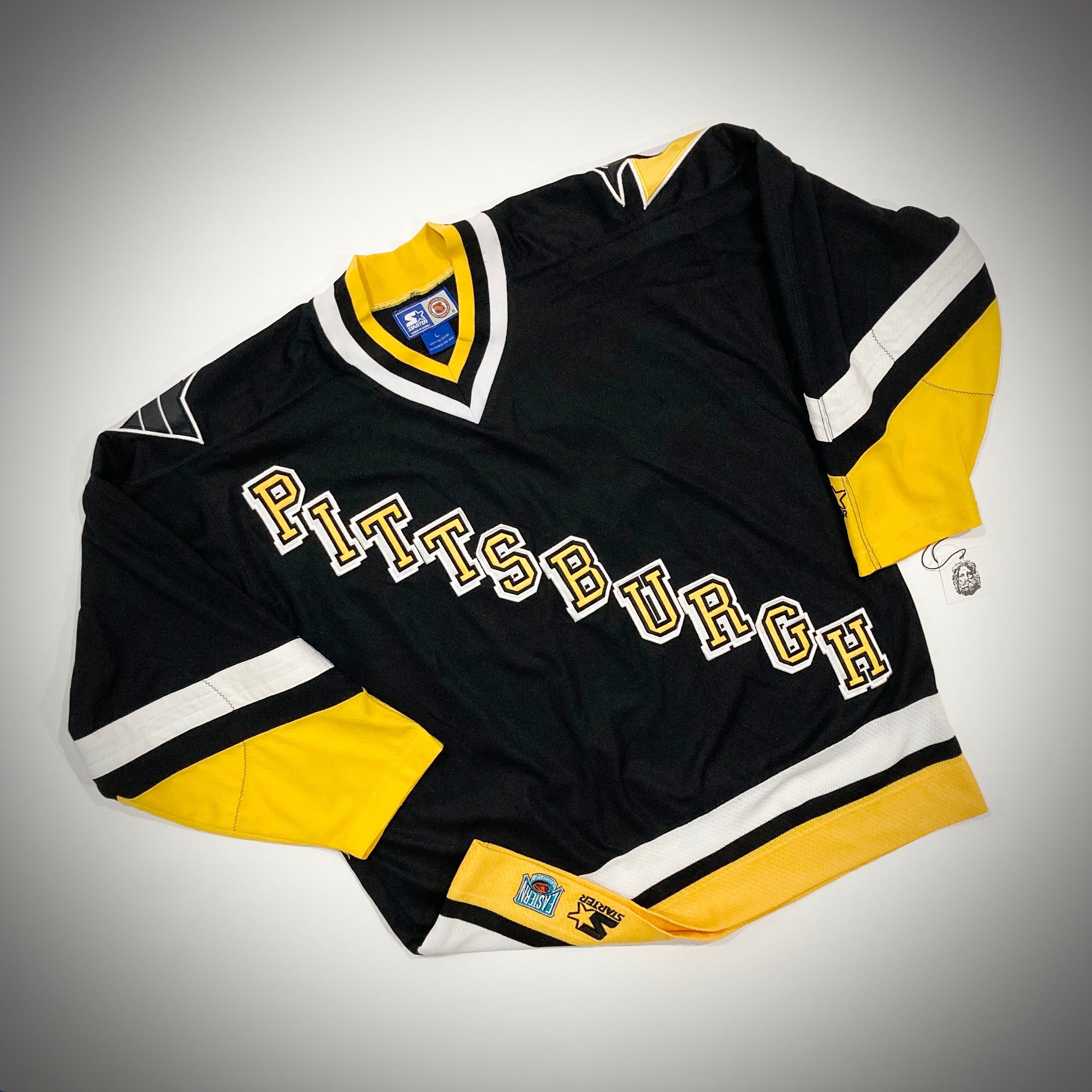 1994-99 Pittsburgh Penguins Starter Home Jersey (Very Good) L