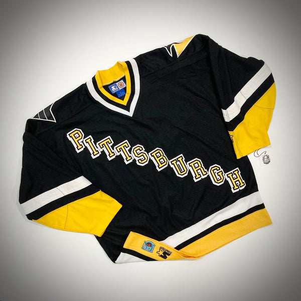 Penguins sweater evolution part1  Pittsburgh penguins hockey, Nhl hockey  jerseys, Pittsburgh penguins